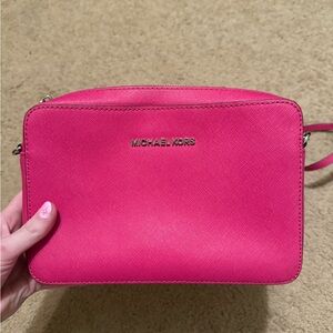 Michael Kors Fuchsia Crossbody Bag